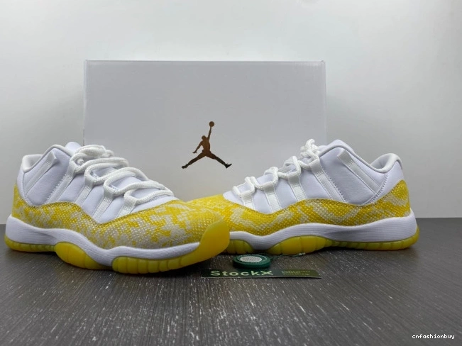 Yellow WMNS AH7860-107 Snakeskin Low 11 Air Jordan 0825